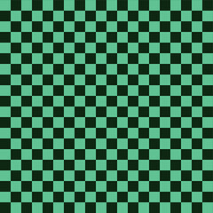 市松模様　テクスチャ　緑