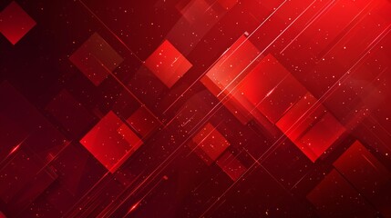 Vibrant abstract red technology modern background design with futuristic elements - dynamic digital art for contemporary projects and innovation concepts