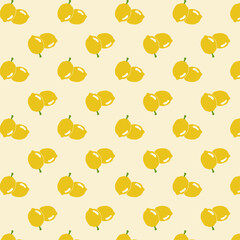 Summer seamless pattern. Lemon seamless pattern design for printing, cutting, and crafts Ideal for mugs, stickers, stencils, web, cover, wall stickers, home decorate and more.