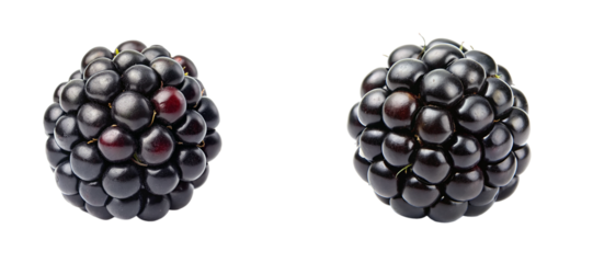 blackberry on transparent background, element remove background