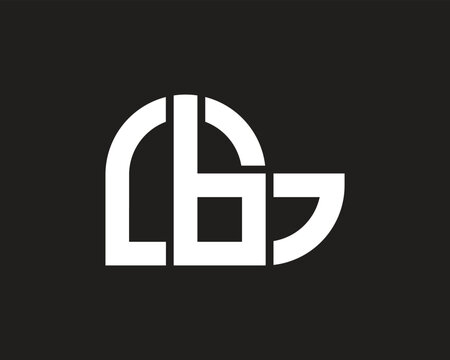 Letter lbg vector logo template design 