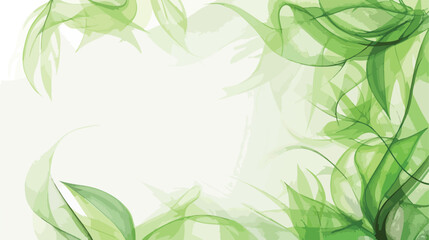 Abstract beautiful green elegant background Flat vector