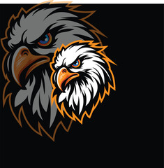 Eagke mascot logo