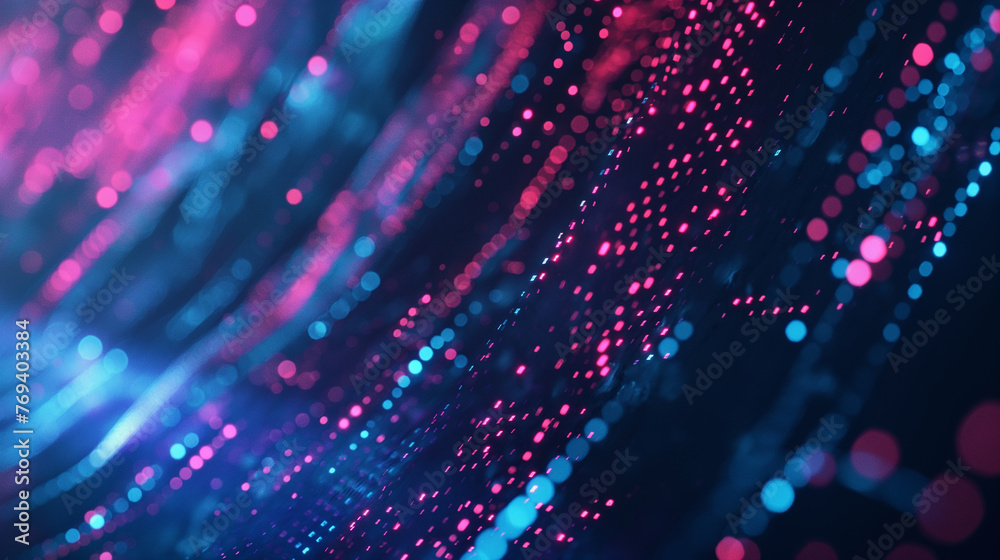 Poster technology background or wallpaper with digital data or binary codes, cyber tech backdrop