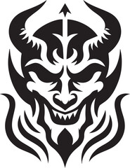 Devil,Shaitaan,Beast Face Vector Design