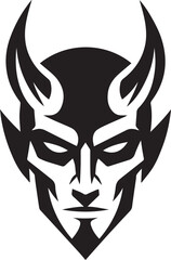 Devil,Shaitaan,Beast Face Vector Design