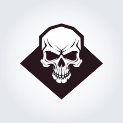 black skull logo