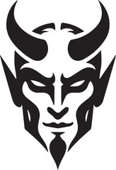 Devil,Shaitaan,Beast Face Vector Design