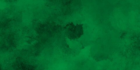 Brush stroked painting green Watercolor paper texture, Abstract painting by green watercolor ink texture, Dark green Smoke Abstract Background.
