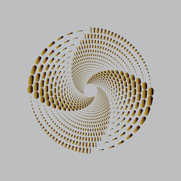 Luxury abstract gradient mandala design