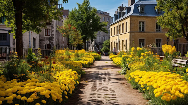 Saint Jean Baptiste Limoilou area with landscape national