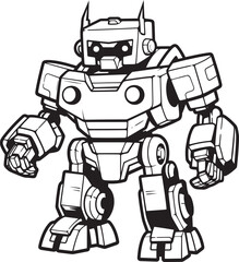 Armament Apex Transforming Weapon with Bold Black Design Digital Dynamo Black Emblem on Weaponized Robot