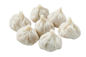 Fototapeta na wymiar Asian Boiled Dumpling Mastery on Transparent Background