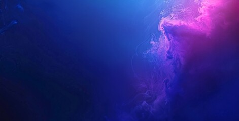 Fototapeta na wymiar Purple Fog of the Month A Colorful Smoke Rising Generative AI