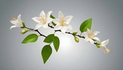 Preview plant twig flower blooming jasmine