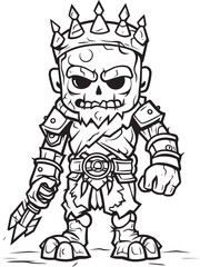 Spectral Guardian Zombie Knight Soldier Black Vector Design Doomed Defender Zombie Knight Soldier Black Emblem Logo