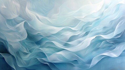 Obraz premium Wave of the Month Blue Ocean Waves Generative AI