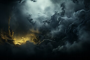 spooky halloween background with clouds