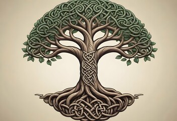 Celtic Tree Of Life Symbol Of Connection Int