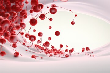 vein blood red cell. Biology medical genetic health. Macro medicine science.