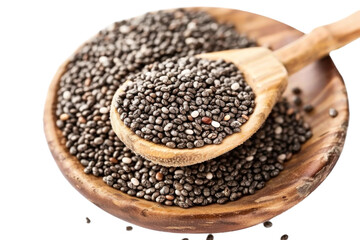 Chia Seed on Transparent Background