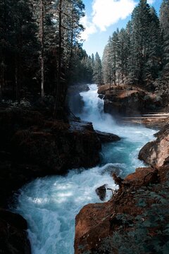 View of Silver Falls during heavy runoff