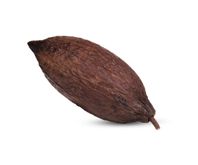 Cocoa Pod isolated on transparent background. (.PNG)