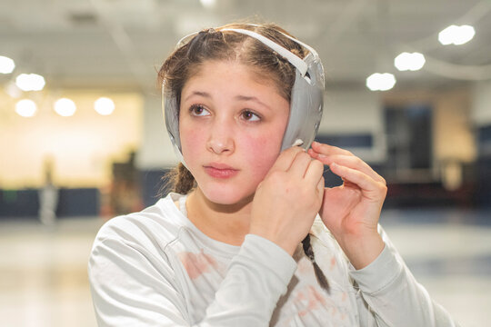 15 year old female  wrestler