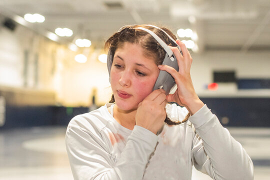 15 year old female  wrestler