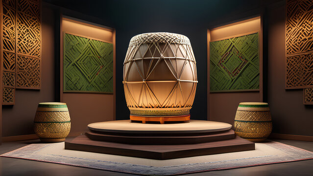 3D models of traditional bedug drums