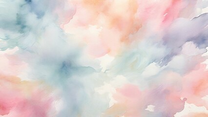 Abstract artistic pastel watercolor background