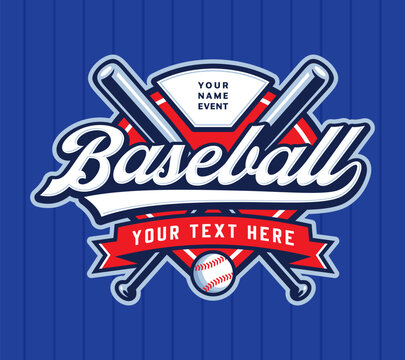 Baseball Logo Event Vector Stock Illustrations