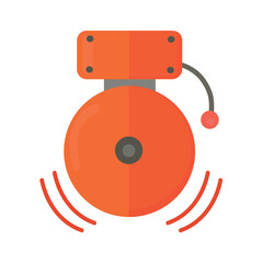 Fire drill icon clipart avatar logotype isolated vector illustration