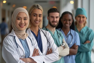 Inclusive Medical Team Doctor  