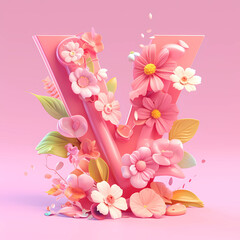 Pink flower A-Z