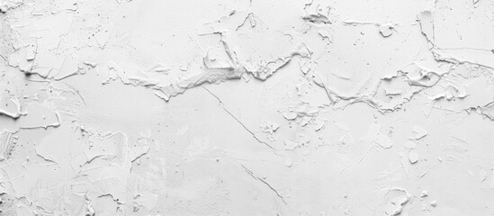 Obraz premium Vintage white concrete wall background for graphic design or wallpaper. Soft cement floor pattern in retro style. Abstract gray texture in construction detail.