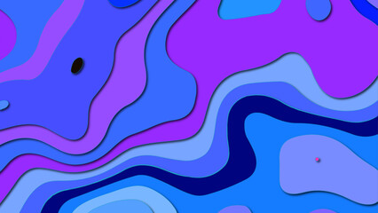 Blue topographic linear background for design, Topographic map and place for texture. Topographic blue and dark linear background with copy space 