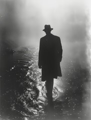 Fototapeta premium Cinematic scene, the definition of insanity.