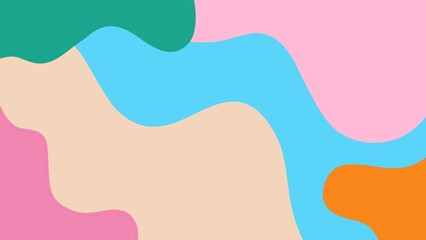 Abstract and colorful aesthetic background 