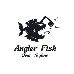 Powerful and unique Angler Fish Logo Vector