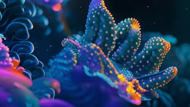 As sunlight fades into darkness a whole new world comes to life in the depths below. Strange and exotic creatures with elaborate patterns and bioluminescent traits roam freely