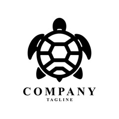 Fototapeta premium Turtle logo: Symbolizes longevity, wisdom, and stability, embodying resilience and adaptability