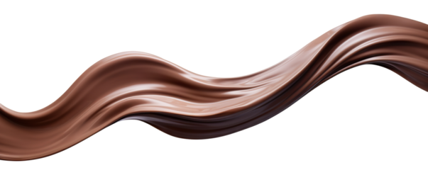 Chocolate splash cut out
