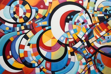 An abstract representation of diversity emerges as a mosaic of geometric shapes and patterns, each symbolizing a unique facet of human identity. Swirls of color dance across the canvas.