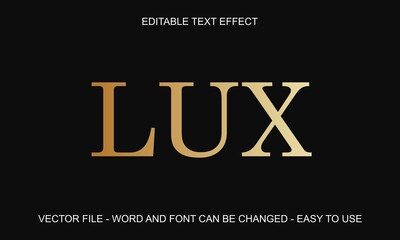 Editable text effect luxury mock up