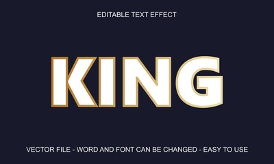Luxury gold and white editable text effect, expensive text style