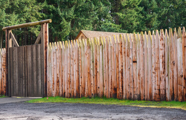 Fort Nisqually, the first globally connected settlement on the Puget Sound, Washington State