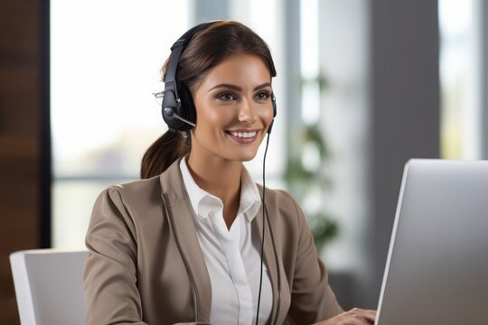 woman doing online service 