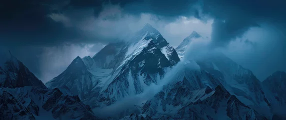 Photo sur Plexiglas Anti-reflet K2 Photo of K2 mountain in himalayas