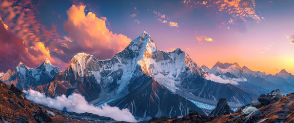 Photo of K2 mountain in himalayas